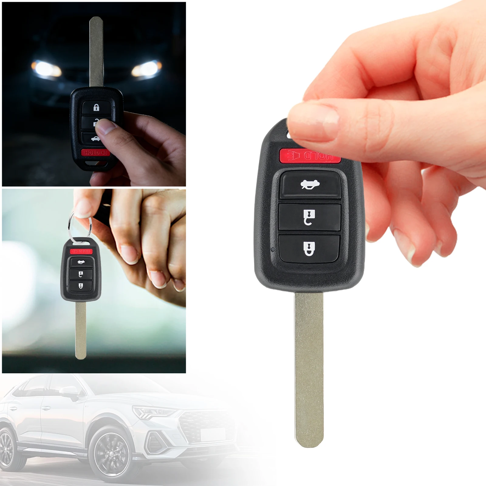 

Бесключевой пульт дистанционного управления MLBHLIK6-1T 313.8 МГц для автомобилей Honda Accord LX / LXS / SPORT 2016-2018 и Honda CR-V 2016-2019