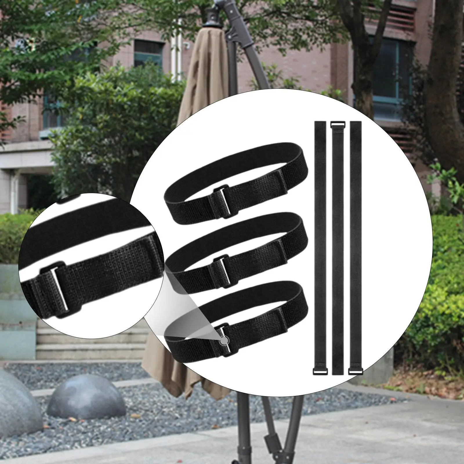 6Pcs Patio Umbrella Straps Parasol Securing Keeping Outdoor Umbrella Closed