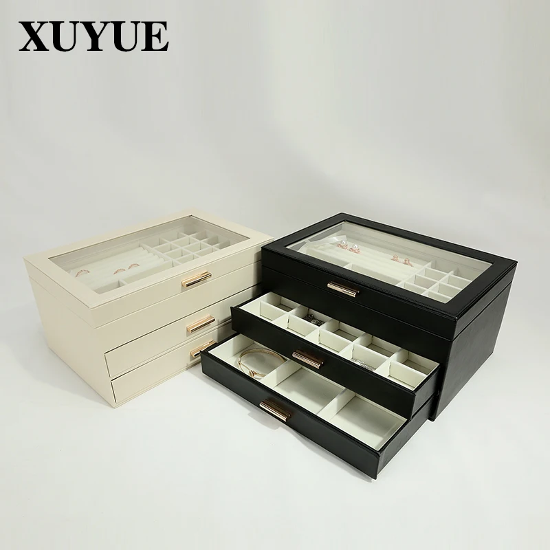 

Jewelry Storage Box Ring Pendant Necklace Jewelry Box Large Capacity Jewelry Earrings Jewelry Storage Box