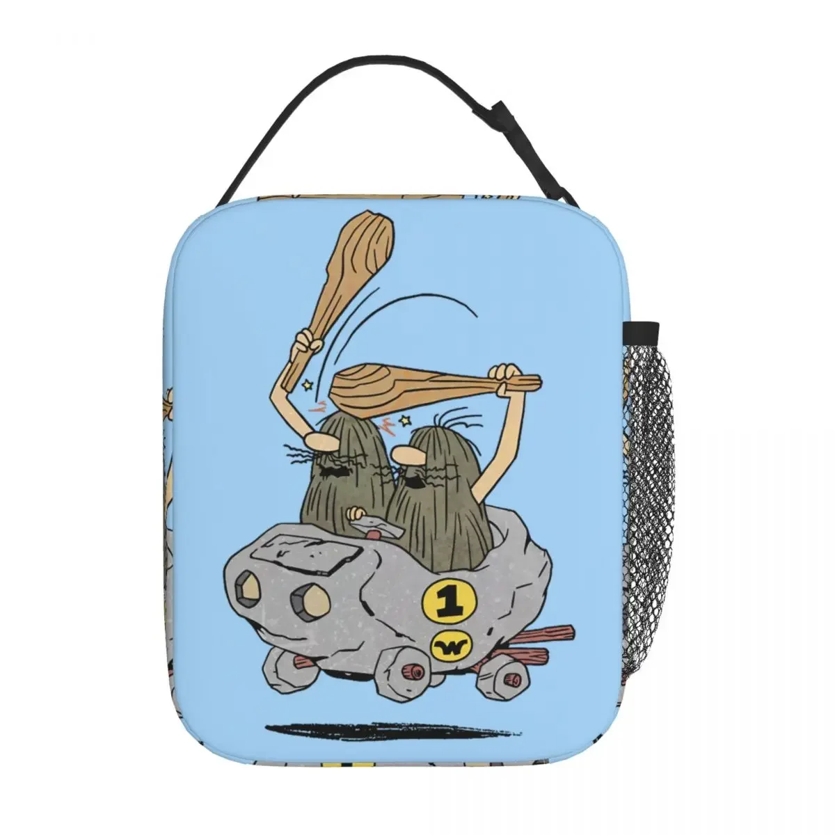 Wacky Races Boulder Mobile Glen Evans Insulated Lunch Bag High Capacity Cartoon Lunch Container Thermal Bag Lunch Box Tote Beach