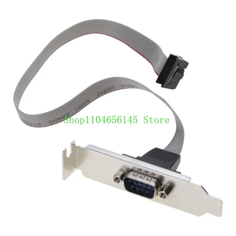 5ASD Serial Baffle DB9 RS232 Baffle Line Motherboard Line Com Port Computer 9-Pin Serial Ekspansi DB9Pin