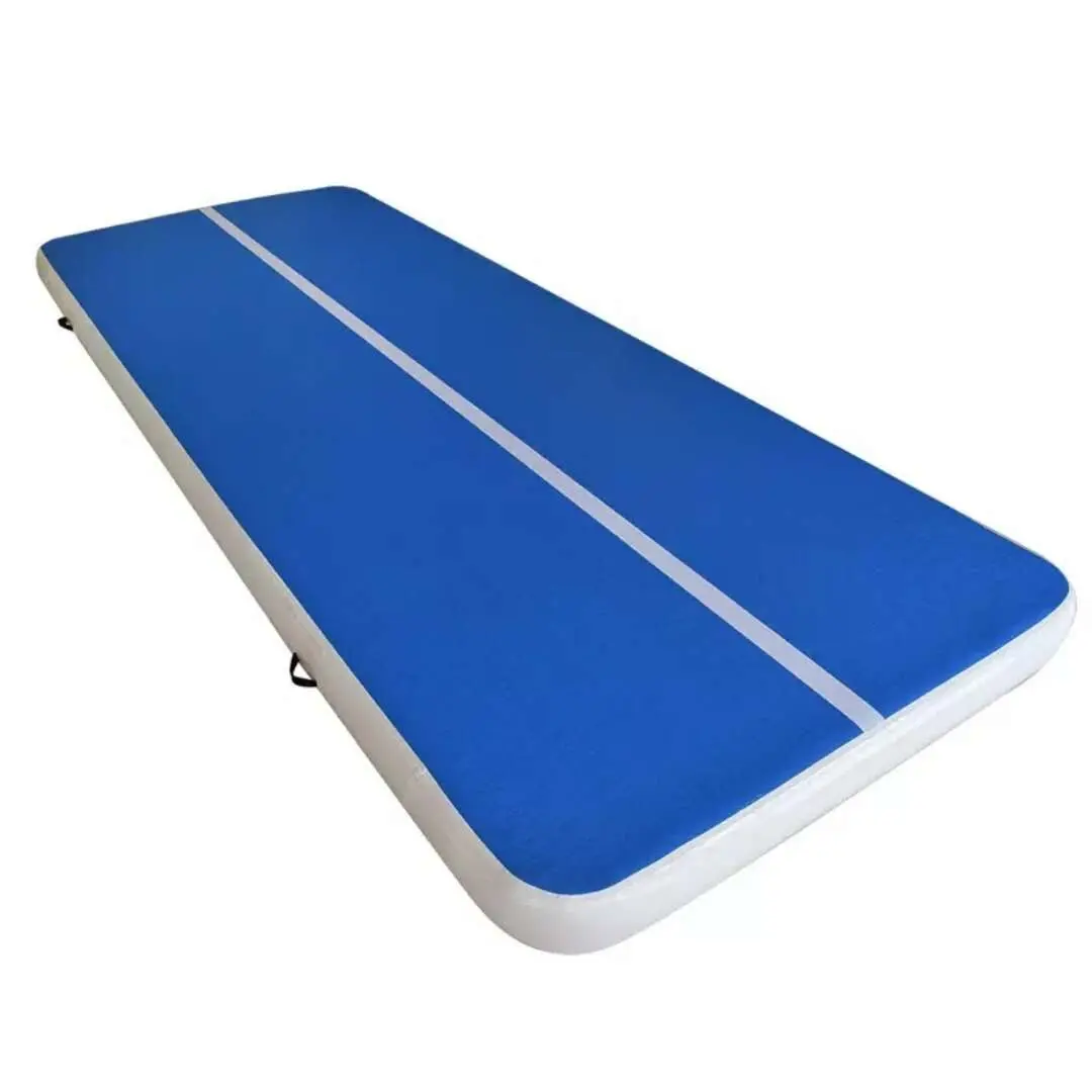 

Free Shipping Inflatable Gymnastics Tumbling Mat 12*1*0.2m Air Tumble Track 8in Thickness Air Floor Mat With Electric Air Pump