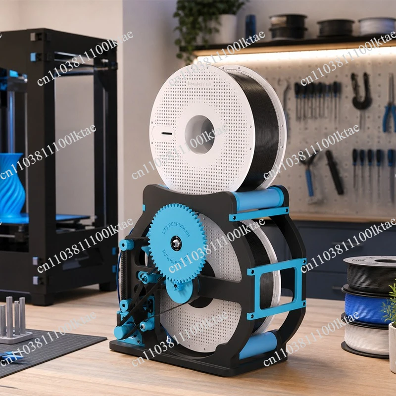 3D Printing Intelligent Programming Automatic Detection Start-stop Winding Cable Organizer