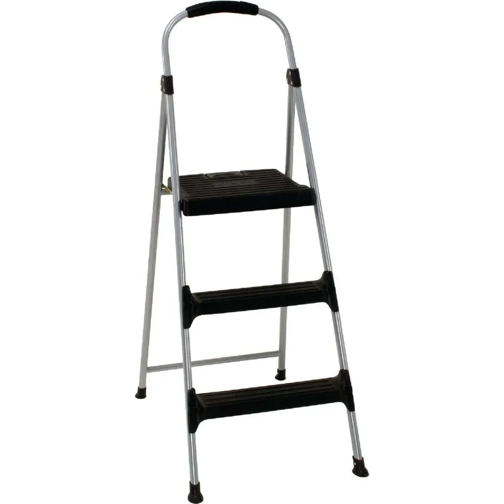 

11410PBL2 Signature Series Three Step Steel Step Stool with Plastic Steps