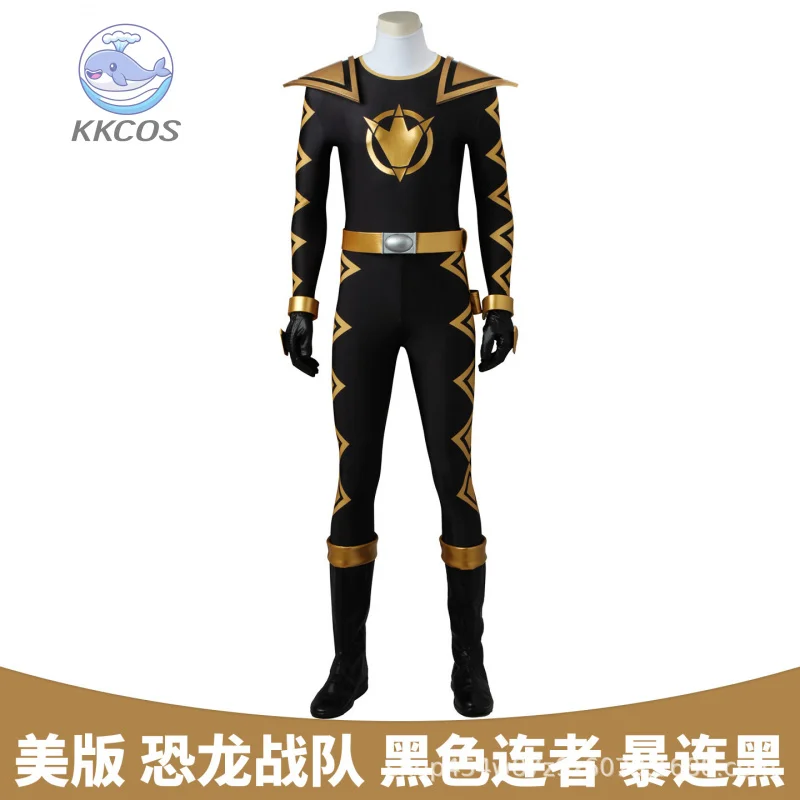 

Bakuryuu Sentai Abaranger Black Ranger Cosplay Costume Bodysuit Men Women Game Anime Halloween Party Role Play Comic-con KKCos