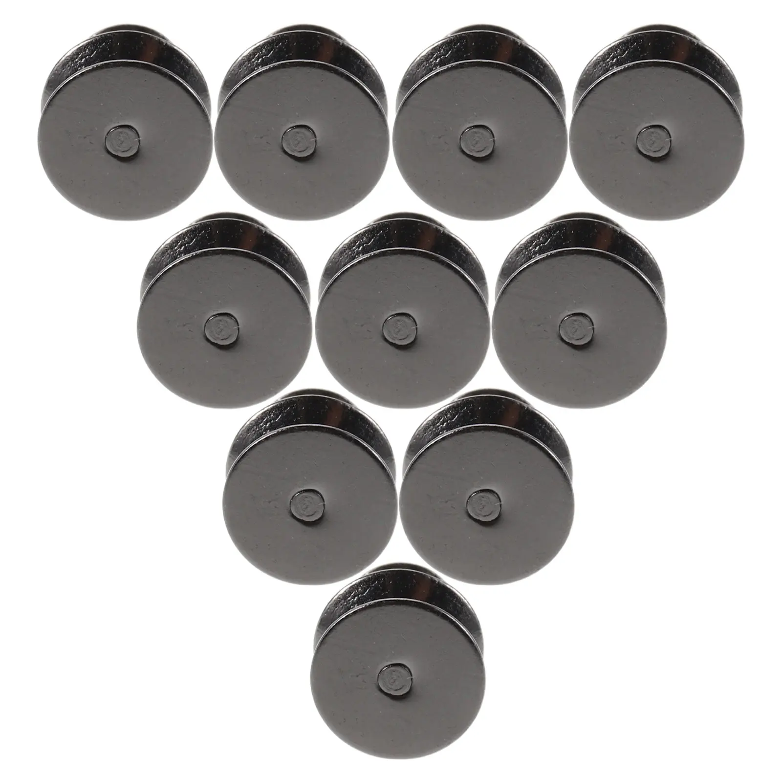 

30 шт. фиксаторов для эмалевых значков - прочные металлические замки-застежки - плоские надежные застежки для изготовления ювелирных изделий и значков