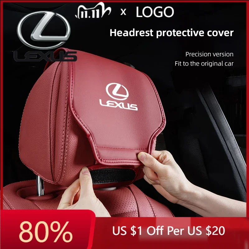 

2026 Hot Interior Stickers For Lexus F SPORT ES RX NX LS UX LM LX GX LC RZ IS CT GS RC HS SC TX LBX IS300 Car Seat Headrest Cove