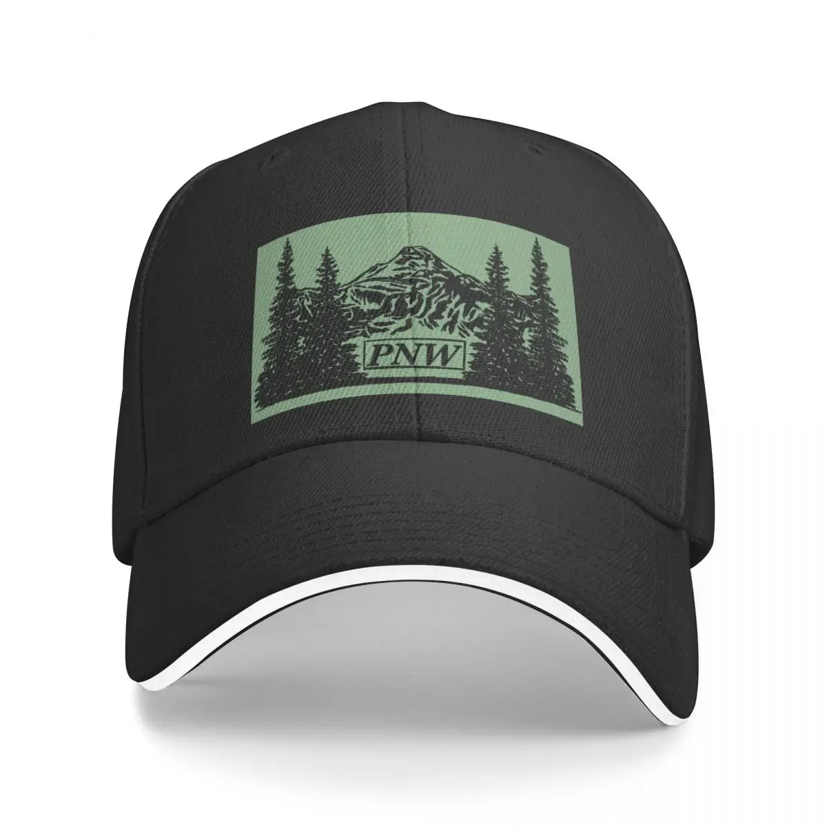 Pacific Northwest Hiking Mountain Landscape Baseball Cap Trucker Cap Streetwear Ball Cap Men's Baseball Women's