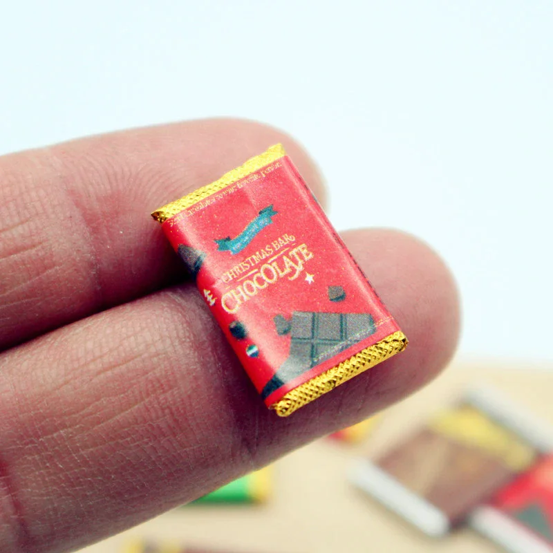 Miniatura de Casa de Muñecas: Simulación de Grageas de Chocolate, Modelo de Caramelo de Chocolate para Cocina de Casa de Muñecas, Juguetes de Juego, Accesorios de Fotografía