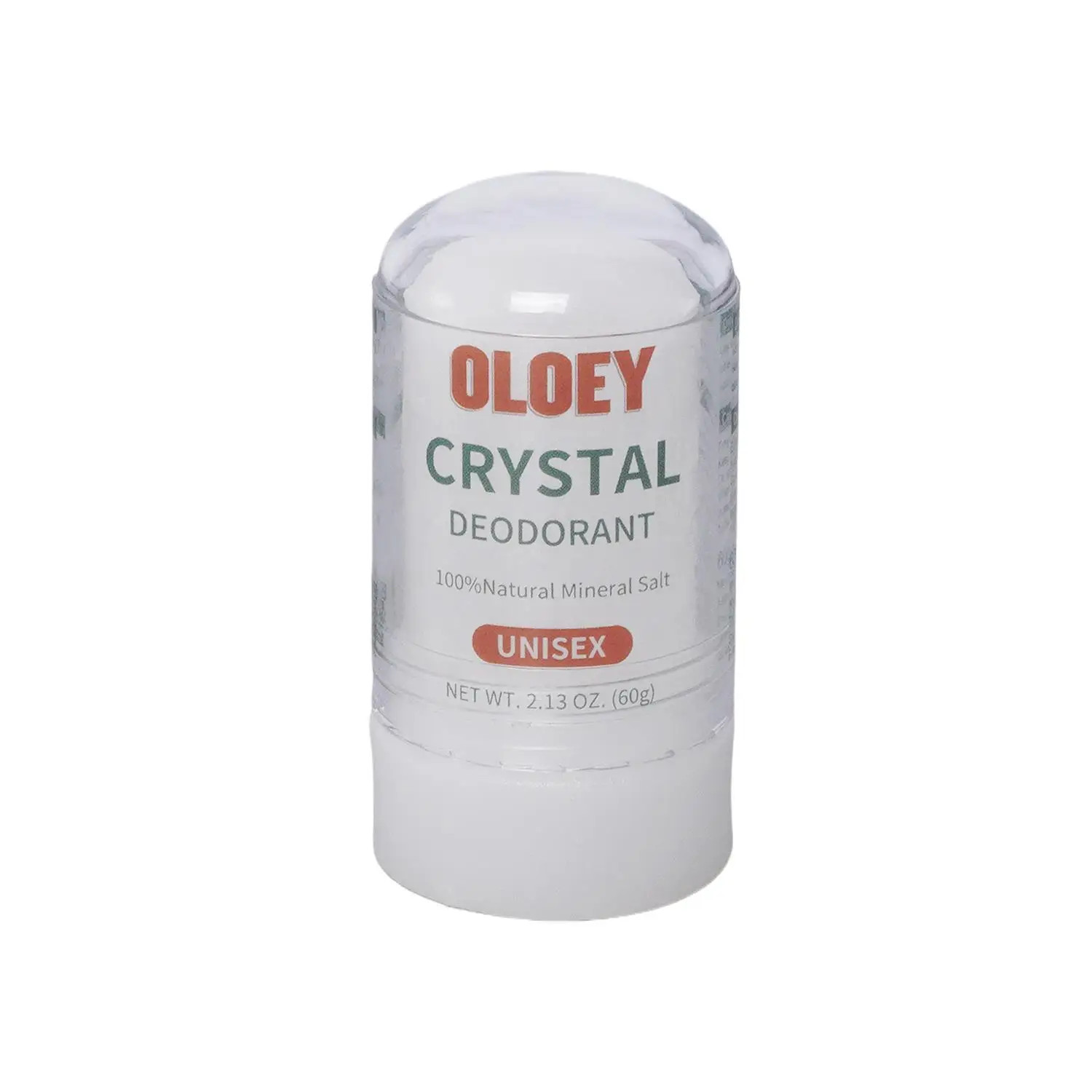 Removedor de odor corporal antitranspirante vara alúmen 60g desodorante vara alúmen cristal desodorante remover axilas para mulher verão