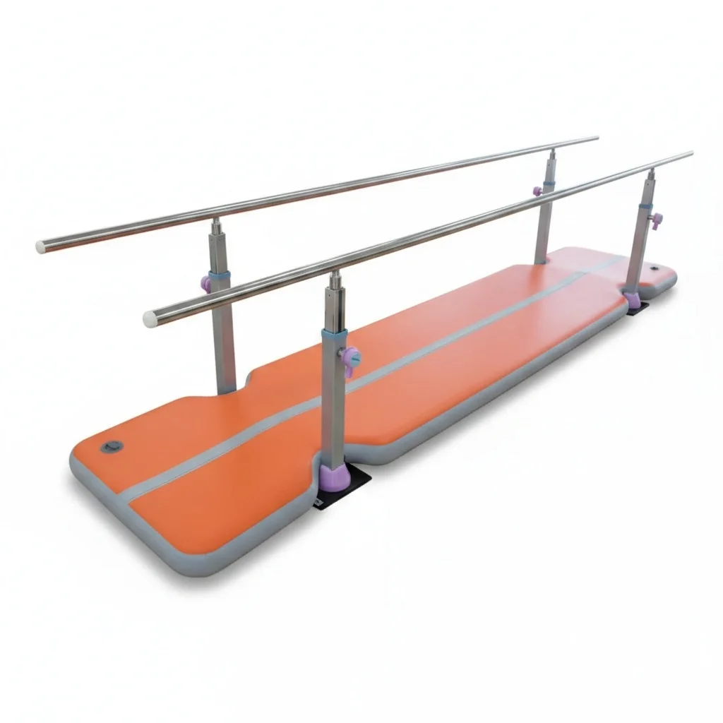 Inflatable Rehabilitation Mat, 180x160cm PVC DWF Physical Therapy Pad, 10mm Thick Exercise Air Track for Body Recovery