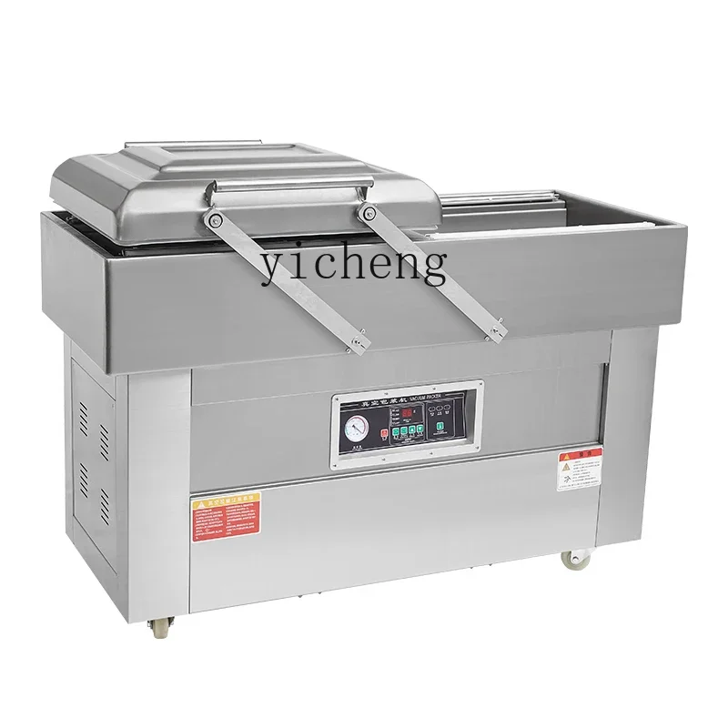 

TQH Vacuum Food Packaging Machine Double Chamber Vacuum Packaging and Sealing Machine Commercial Large Automatic
