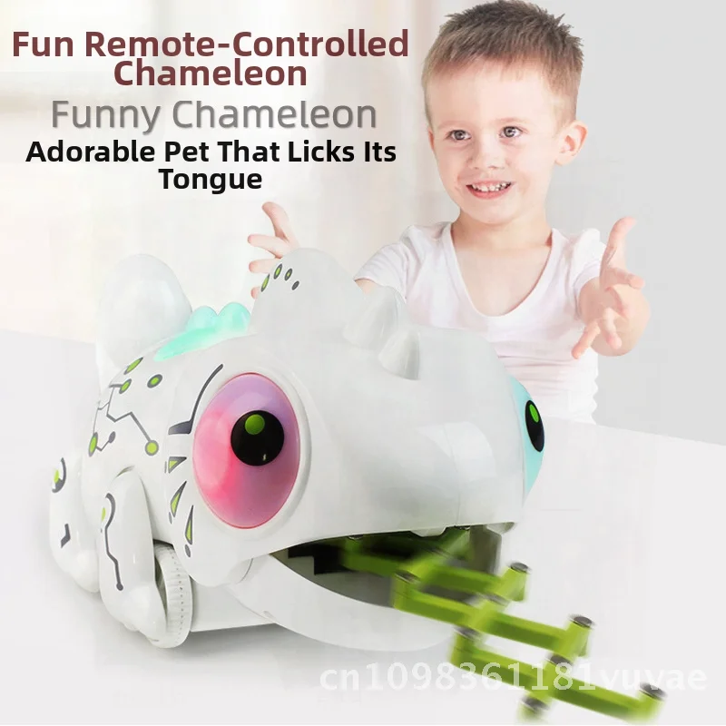 الكهربائية التحكم عن بعد الحرباء و Tyrannosaurus ريكس ألعاب روبوتية ذكي اللون تغيير الحيوانات الصغيرة الإلكترونية الحيوانات الأليفة ل