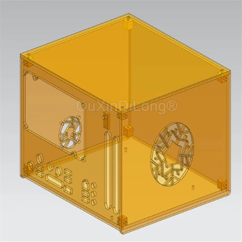 100PCS DIY Case Aluminum Corner Brackets 6-Hole Block Cube Joint Brackets Brace Connector for Stoves Square Dishes