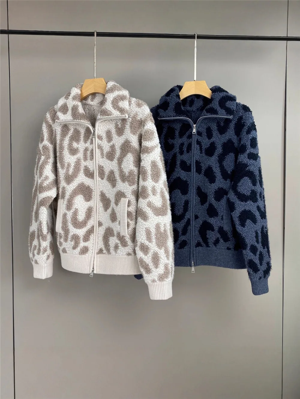 

25 осень/зима, новый женский кардиган с откидным воротником, кашемировый шерстяной кардиган на молнии, модное повседневное пальто