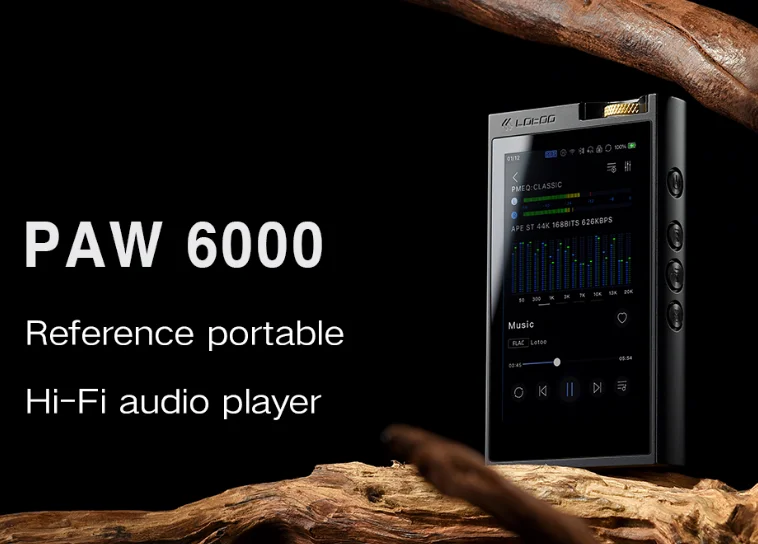 Lotoo PAW 6000 Little Ink Chrysanthemum Bluetooth HiFi Android Music Player Decoding Earrings Sound Card MP3