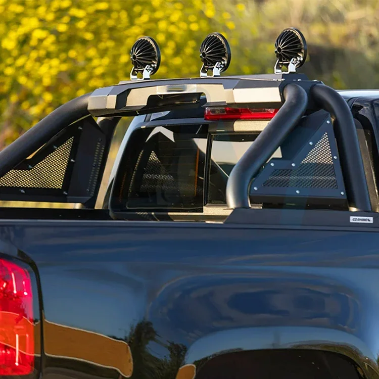 قضيب لف رياضي مخصص من Jiaming Factory مع ضوء للملحقات الخارجية Hilux Revo Rocco Tacoma Ranger F150