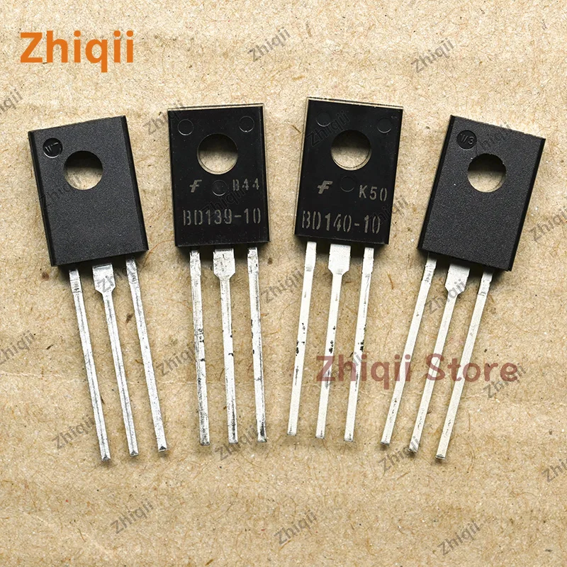 6pair-15pair BD139-10 BD140-10 Original new FAIRCHILD BD139 BD140 TO-126 Audio Transistor Copper feet FSC BD13910STU BD14010STU