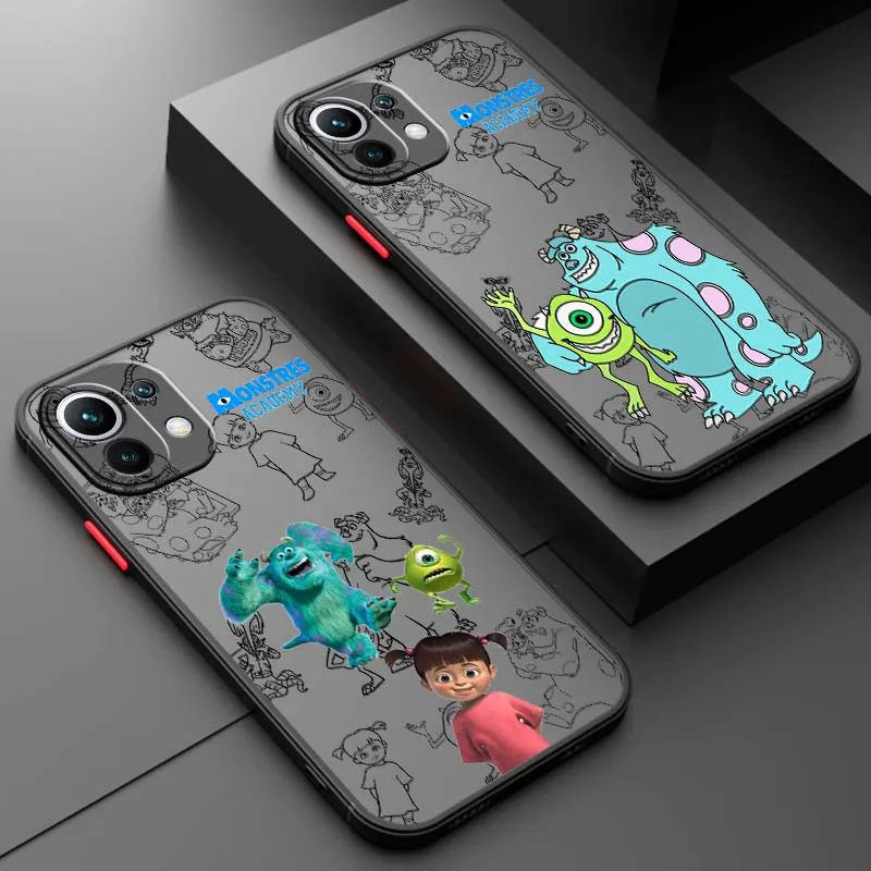 

Monster Power Company For Xiaomi 15T 14T 13T 13 12T 12 12S 11T 11 11i 10 10T Ultra Pro Lite Frosted Translucent Phone Case