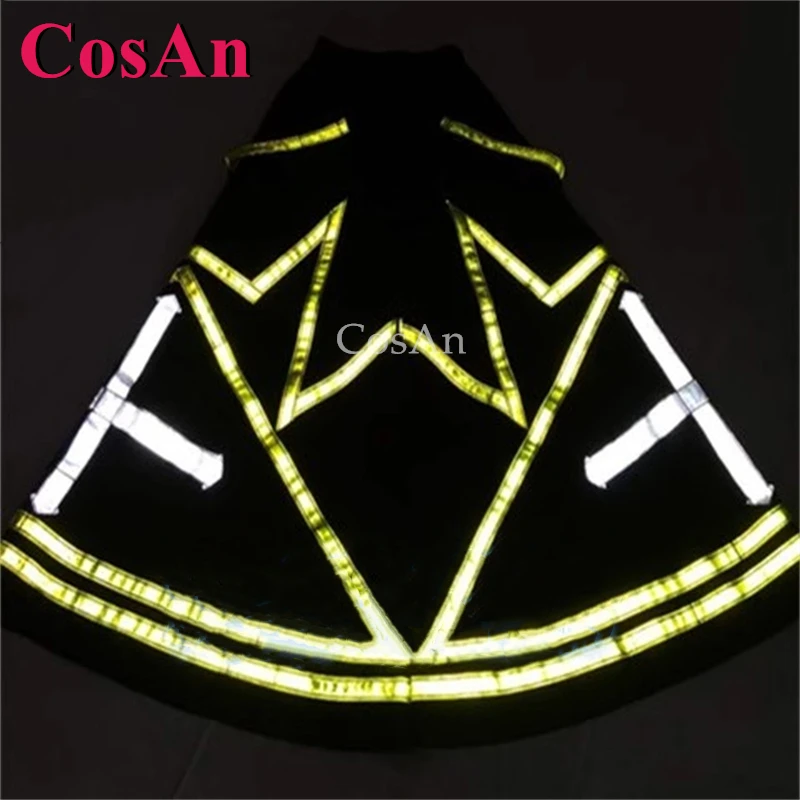 

CosAn Fashion Upgraded Cross Patterns Ghost Dance Pants Melbourne Shuffle Pants Bell-bottoms Bright Reflective Effect Trousers