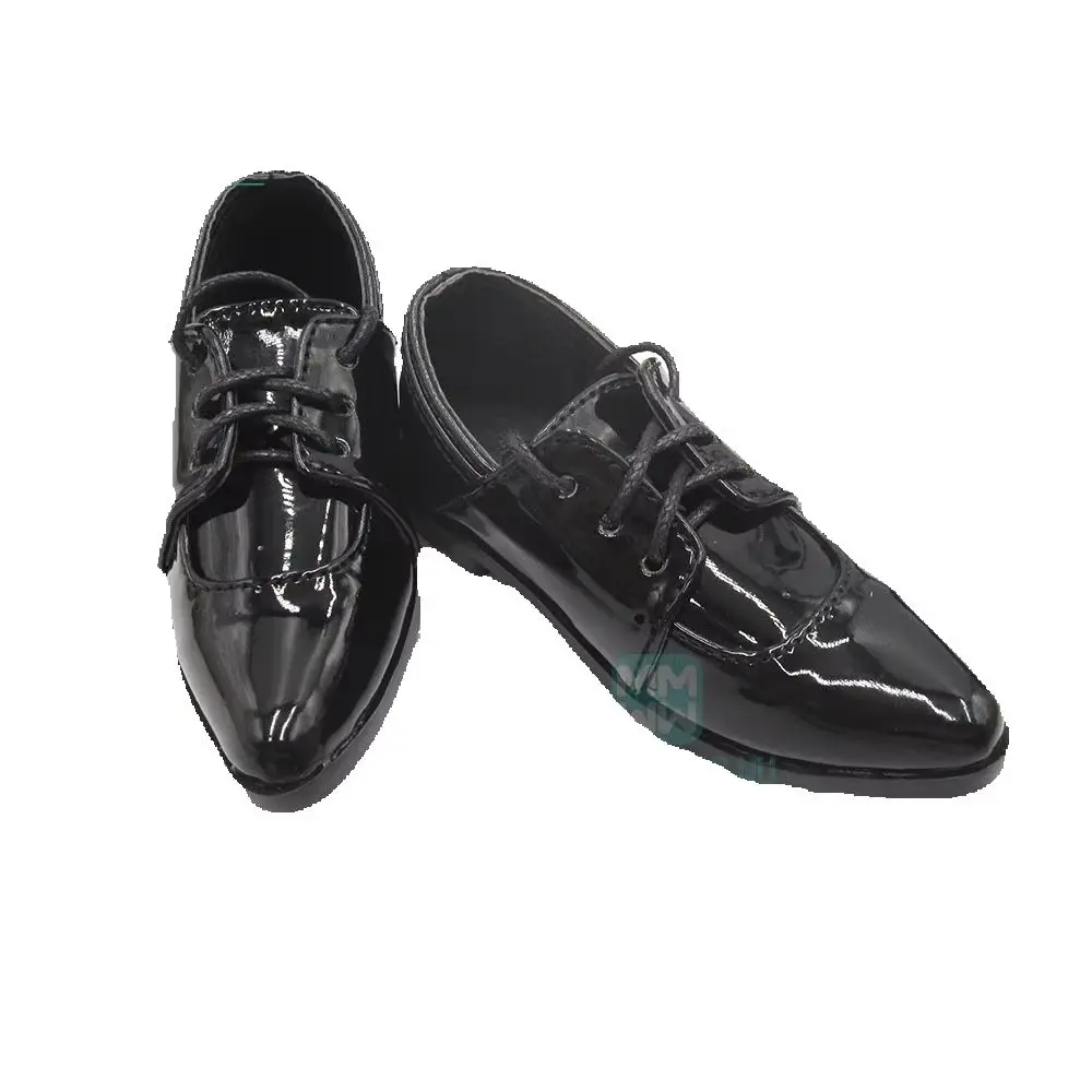 9--11cm Toys Doll Shoes Fits 68--70cm BJD Doll Uncle 1/3 Spherical Joint Doll Pointed Toe Shoes Black White