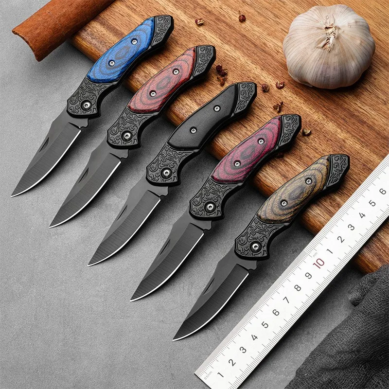 Camping Knife Folding Knives Fruit Knife For Men Portable Knife Perfect For Outdoor Camping Hunting Survival Pocket Knife Edc