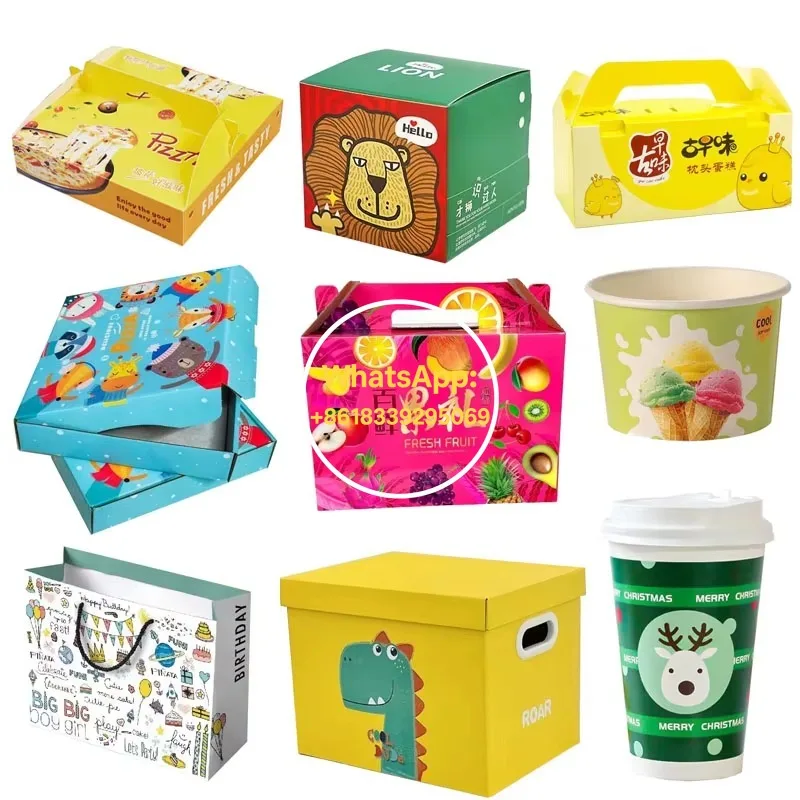 High Quality Digital Printing Machine for Corrugated Paper Pizza Box Carton Box Printer Single Pass Printer