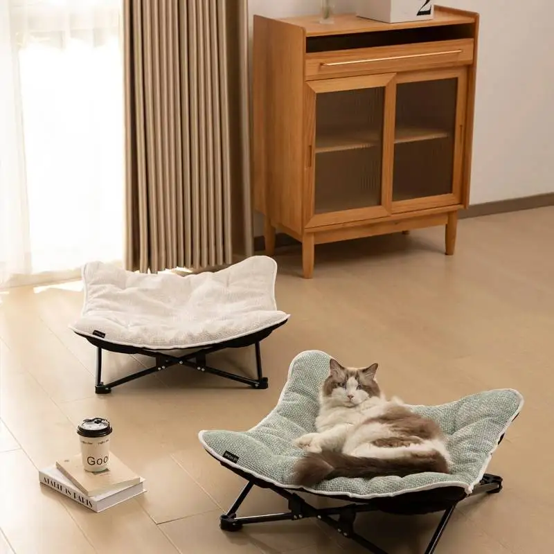 Unique Durable Dog Kennel Green Quality Party Plush Designer Dog Supplies Indoors Modern Luxury Camas Para Perros Dog Furniture