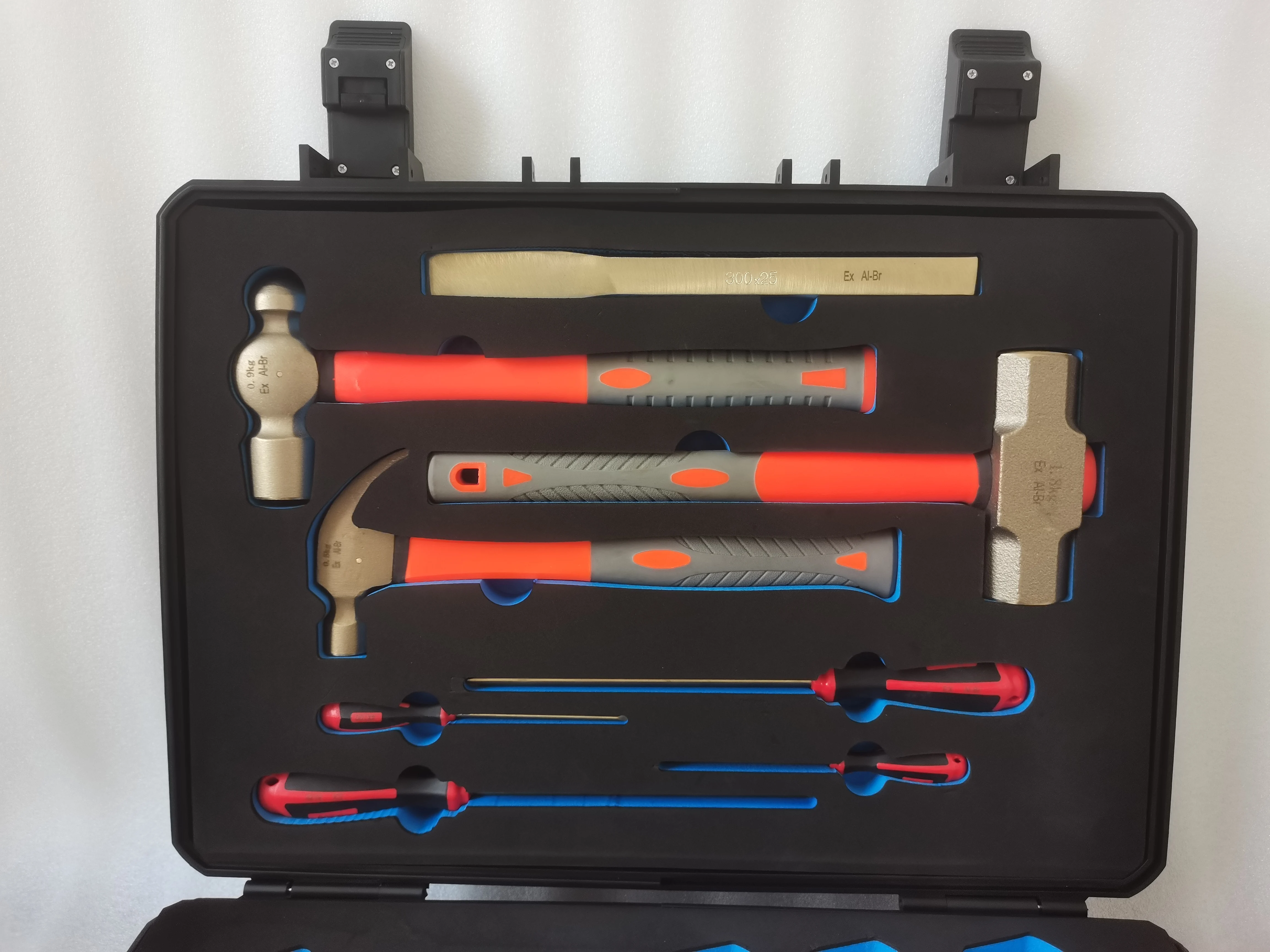 Oak Brand Aluminum Bronze Non Sparking Explosion Proof Tools Set 28pcs Hand Operated Wrench Plier Hammer Industrial Grade CE OEM