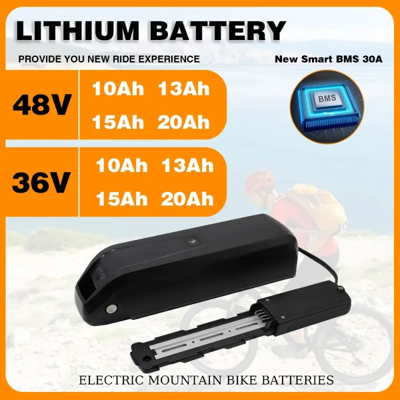 Fast Shipping New 36V 48V 15Ah 20Ah Li-ion EBike Battery for Hailong 1000W 750W 500W Motor 18650 Pack Long Range Bicycle Battery