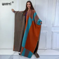 WINYI 2024 Africa Summer print catwalk boho Winter cardigan woman kimono party dress Female abaya outfits for women coat