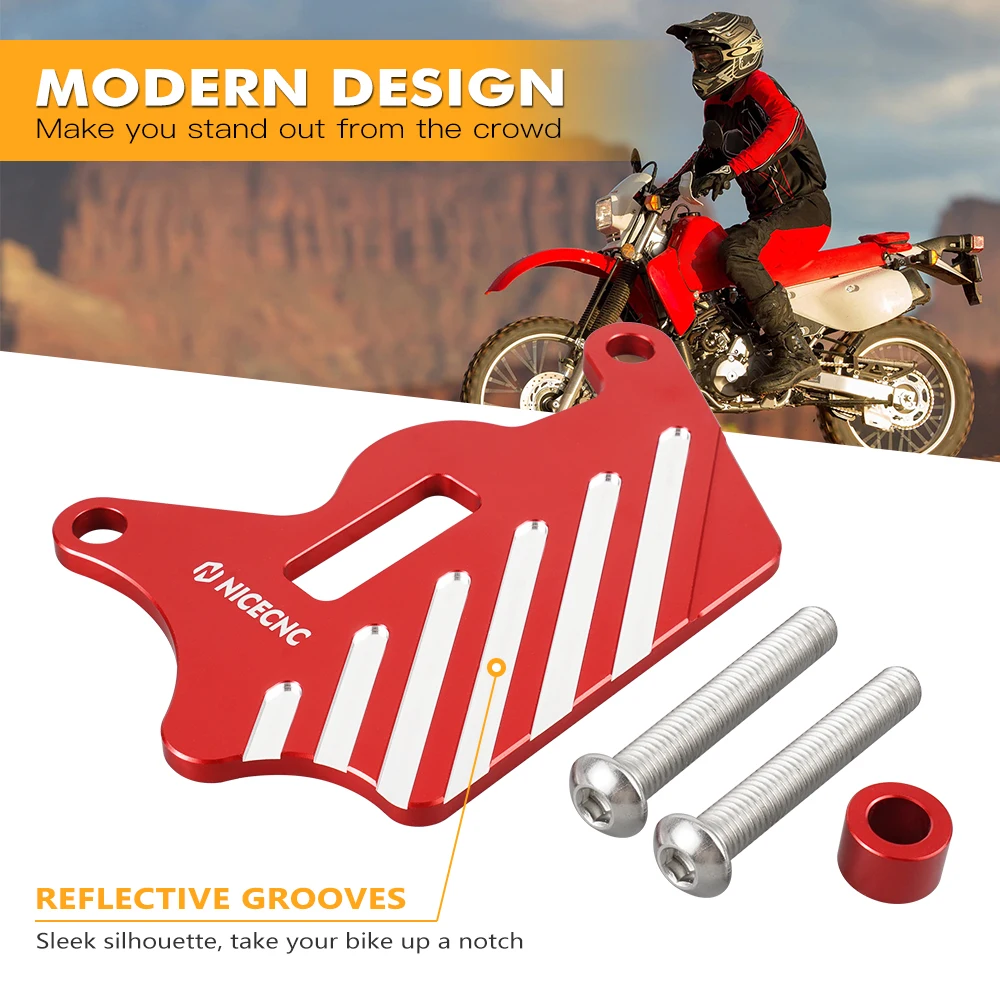 دراجة نارية لهوندا XR 650L 650 L XR650L 1993-2024 2023 2022 2021 2020 2019 الألومنيوم الجبهة الفرامل الفرجار غطاء حماية حامي