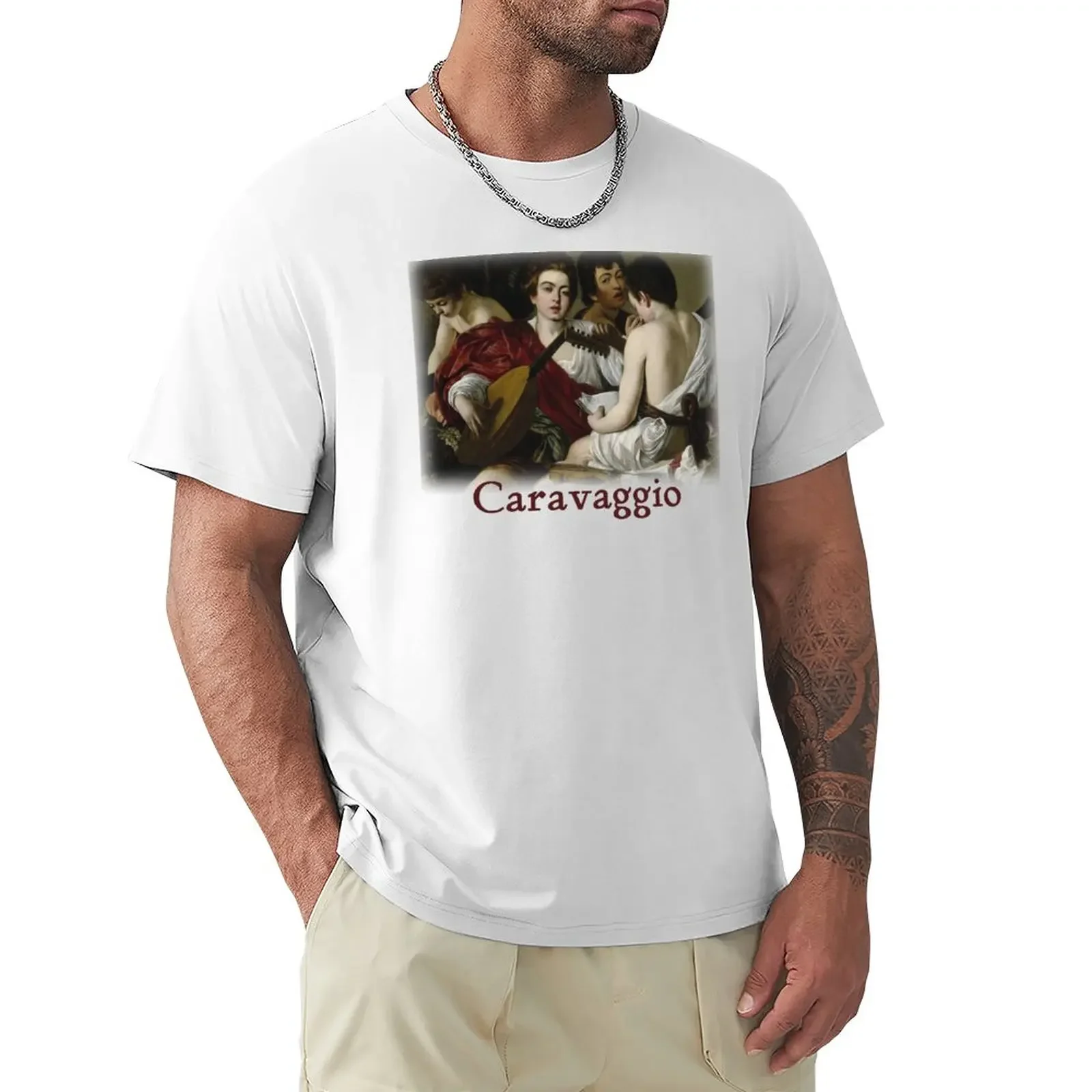 

Caravaggio - Musicians T-Shirt summer clothes sweat shirts tops sports fan t-shirts funny t shirts for men