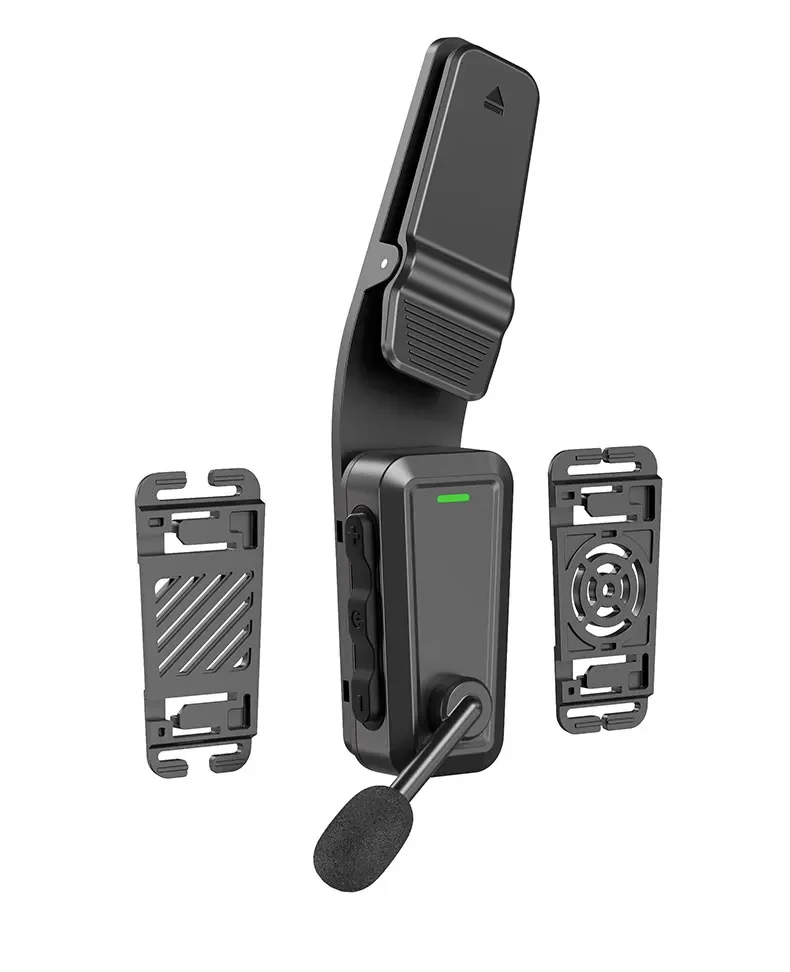 1/2 Stück C10 Bluetooth 6.0 Helm-Intercom-Headset, kabellose Motorrad-Kopfhörer mit Geräuschunterdrückung für Outdoor-Klettern und Radfahren – Detail 3