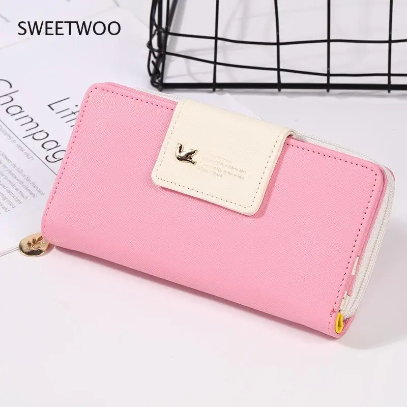 Luxury Designer Famous Brands Long Women Wallets Card Holder Female Clutch Women Purse Coin Money Bag Walet