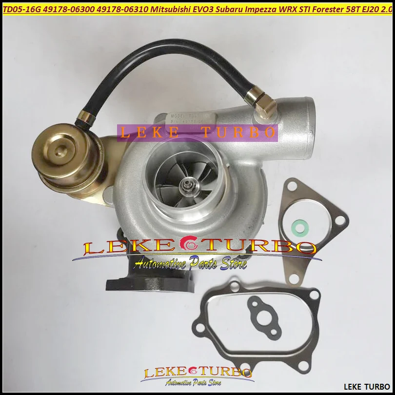 Turbo TD05H-16G TD05-16G 49178-06310 14412-AA092 For Mitsubishi EVO3;Upgrade For Subaru Impezza WRX STI Forester 58T EJ20 210HP