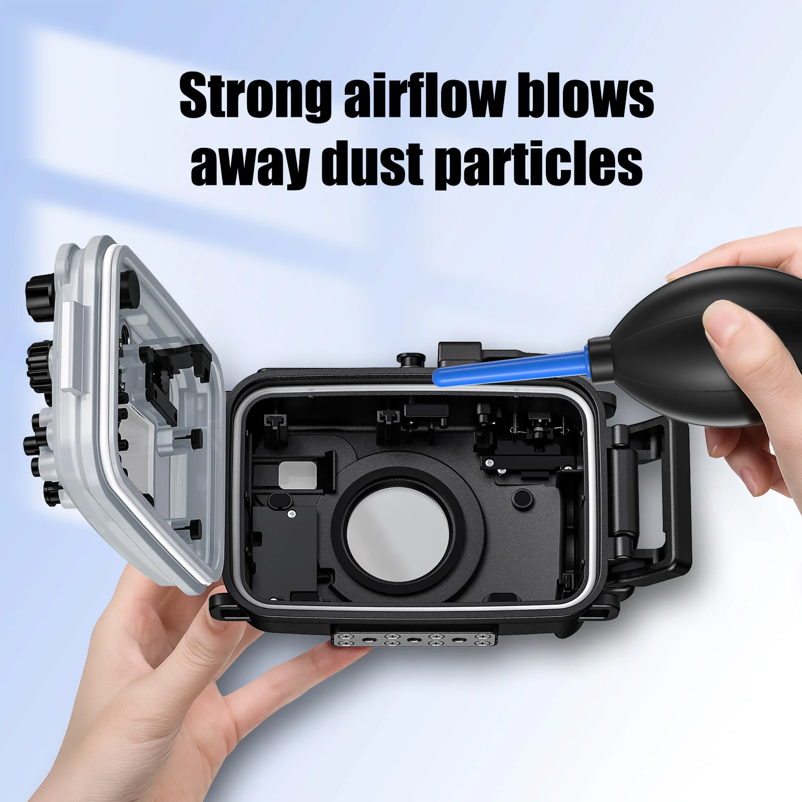 3-in-1 Underwater Housing Cleaning Kit For Seafrogs Sony RX100 Fuji Canon Olympus TG6 TG7 Panasonic waterproof case