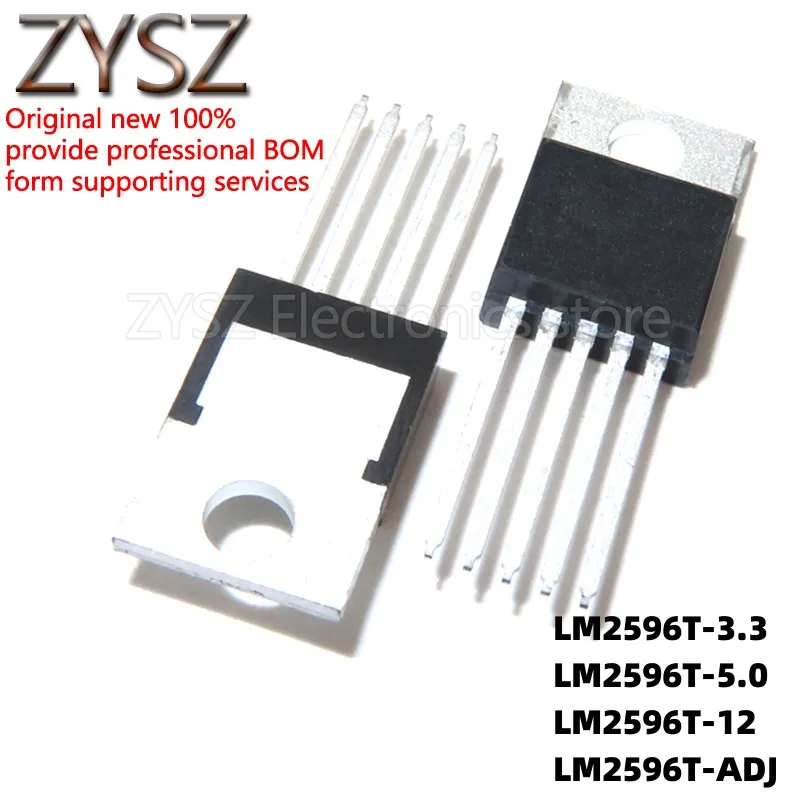 1Pcs LM2596 LM2596T-5.0V/3.3V/12V/Adj In-Lijn Naar-220-5 voltage Regulator Chip