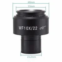 Biological microscope WF10X High eye spot wide-angle eyepiece Field of view 22MM interface 23.2MM field of view adjustable