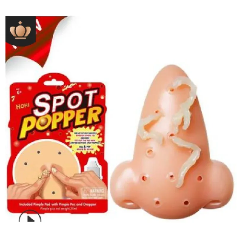 Squeeze Pimple Toy Peach Pimple Popping Stress Reliever Popper Remover Stop Picking Your Face Pimples Novelty Fun Children Toy