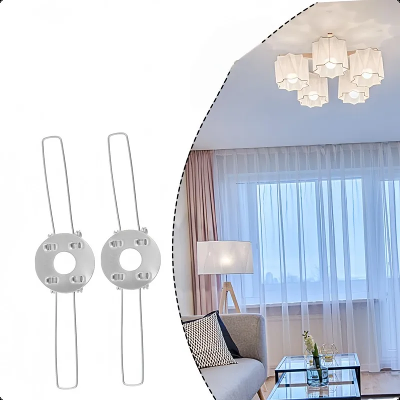 34 pcs 100mm Lampshade Holder Clips, Secure Clamping Force, suitable for Lampshade Installation, 2-Fork Design