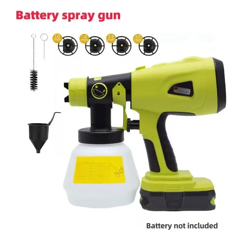 

200W Cordless Portable Paint sprayer For Ryobi 18v Battery OUGESH Electric Paint Sprayer Airless Paint Gun (no battery )