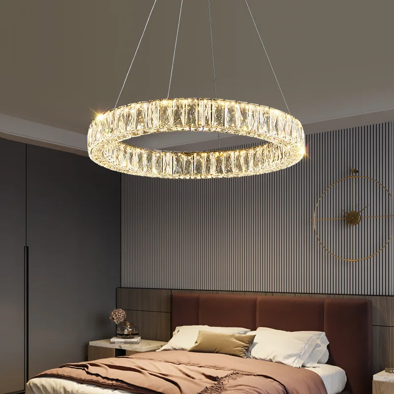 

Modern LED crystal chandelier Restaurant Kitchen crystal Lamp living room crystal chandelier ceiling pendant lighting Home decor