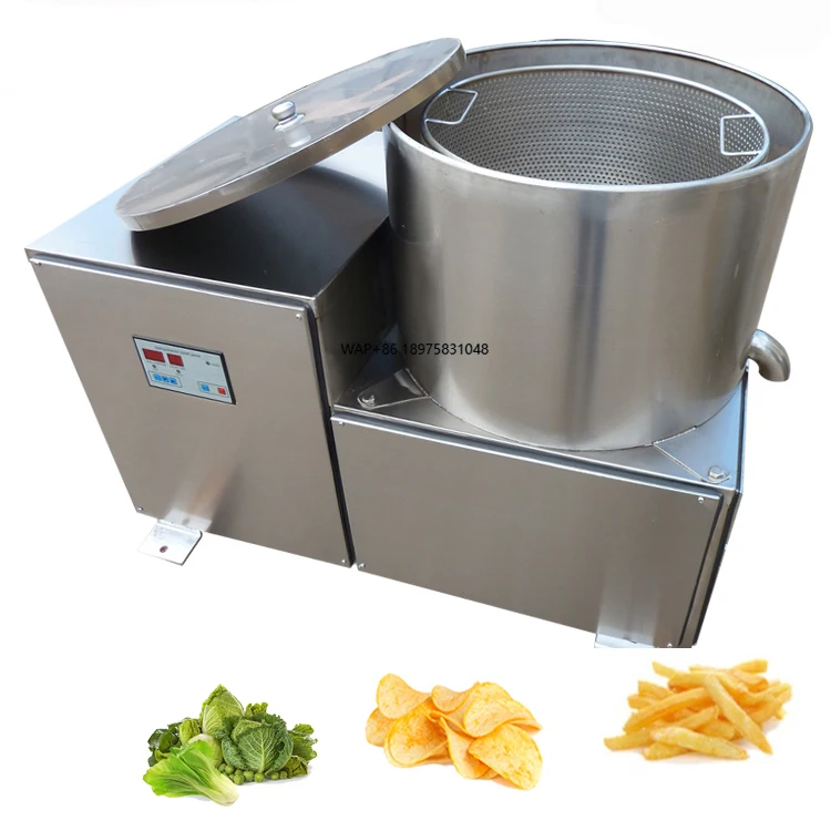 

Banana Chips Deoiling Machine Fried Chicken Dewater Machine Potato Chips Deoil Machine