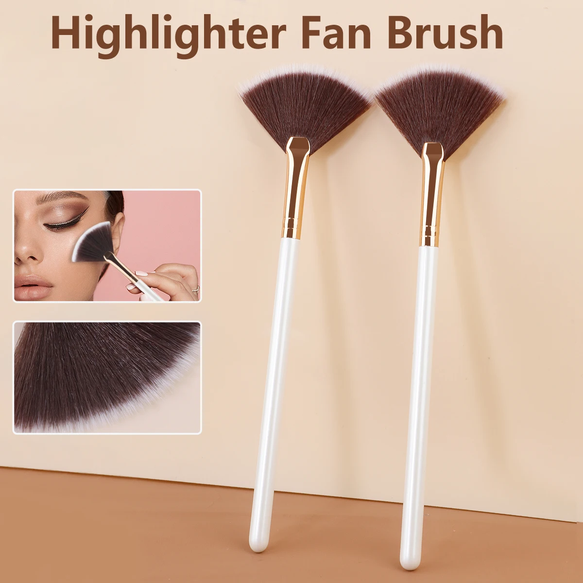 1/5/10pcs Fan Shape Facial Mask Brush Multifunctional Makeup Brushes Women Facial Body Beauty Makeup Tools Brush