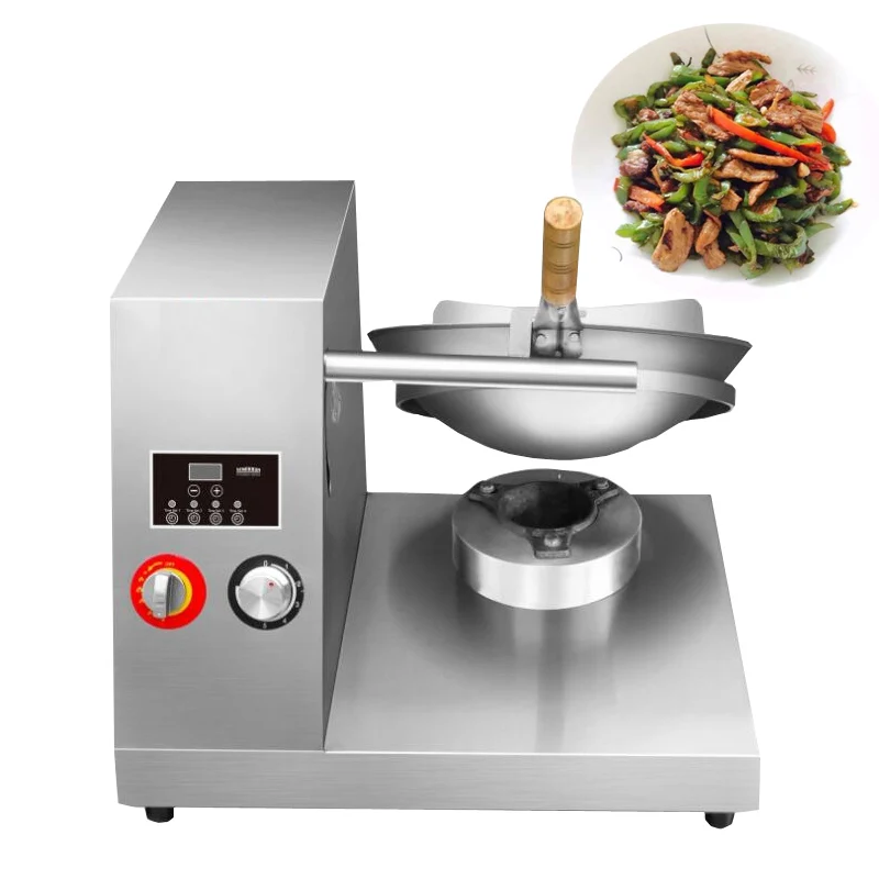 Good Selling Energy Saving Big Capacity Automatic Intelligent Stir Fry Drum Cooking Mixer Machine