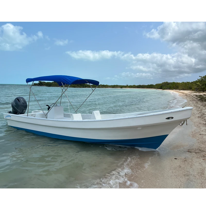 Fiberglass Fishing Boat 7m with 100HP Outboard Center Console for Sea Commercial Transport