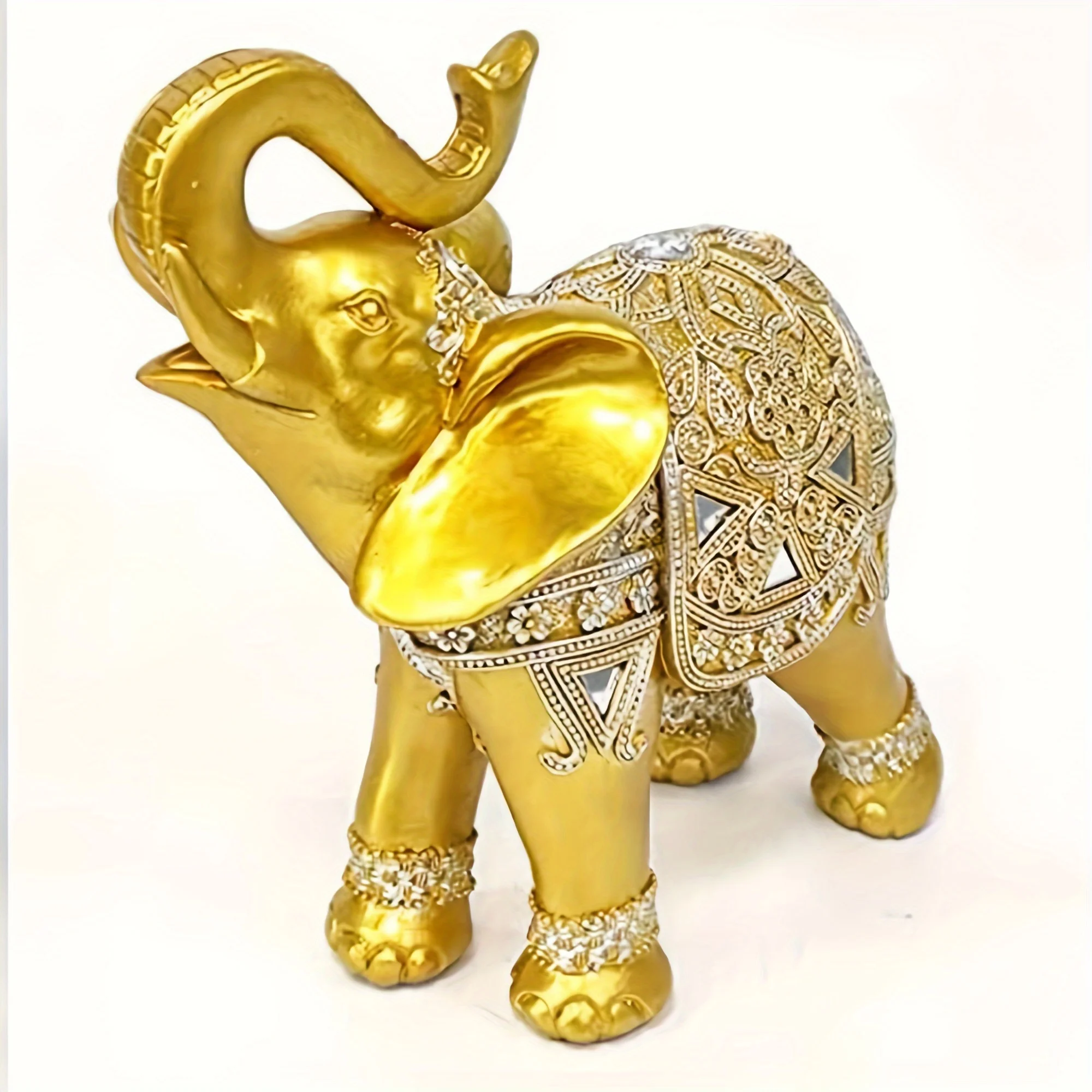 9 Inch Elephant Statue Figurin - Home Office Living Room avaliação e preço