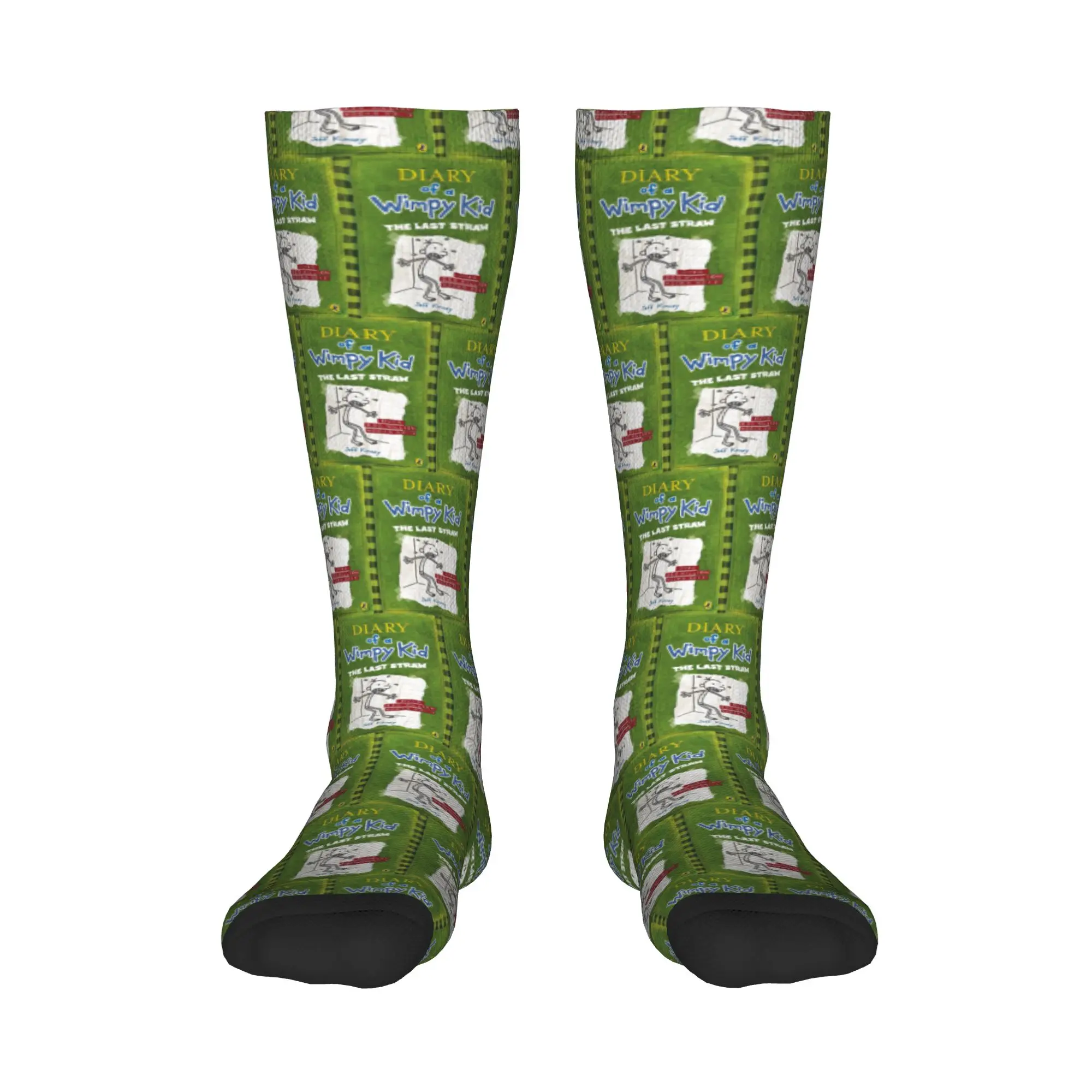 Medias de tripulación para todas las estaciones, diario de un chico Wimpy, calcetines con cubierta de paja, calcetines largos informales de Hip Hop, accesorios para hombres y mujeres