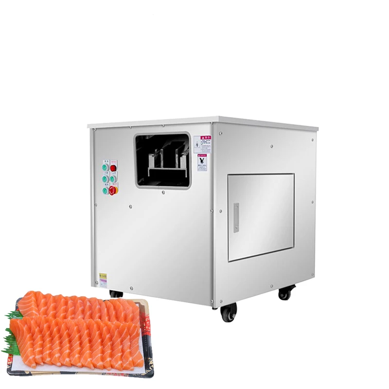 Stainless Steel Slicer, Fully Automatic Fish Slicer, Small Smoked Salmon Cutting Machine